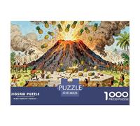 Offrande volcanique des îles du Pacifique Puzzle en Bois Imperméable Puzzles De 1000 Pièces pour Adultes Défi Et Casse-tête Jeux De Stimulants