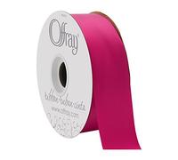 Offray Berwick 1/10,2 cm Ruban de Satin Double Face, azalée, 1-1/2 inch x 50 Yard