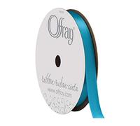 Offray Ruban de Satin, 6 m, Turquoise, 9,5 mm x 5,7 m