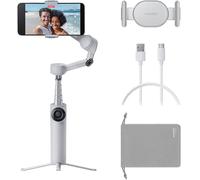 Insta360 Flow 2 Gris - Stabilisateur Smartphone pour iPhone Android, Suivi IA et de Groupes, Gimbal avec trépied et Perche à Selfie intégrés, léger et Portable pour vlog et Voyage