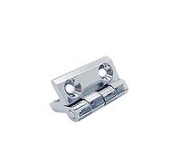 Offre à durée limitée, vente directe d'usine, charnière à 180 degrés CL218, charnière à visser for panneau électrique, porte, 1 pièce(Bright chrome,50 * 50 * 6)