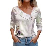 Offre de Été Chemisier A Nouer Femme Blouse Été Femme Grande Taille Blouse Infirmiere Blanche Manche Courte Tee Shirt Femme Paillettes Tuniques Femme Coton Mes Commandes Passées en 2024
