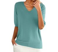 Offre de Été Chemisier Femme Boheme Hippie Blouse pour Femme De Menage Vetements Haut Femme Tee Shirt Femme Vert Pomme Tunique Femme Ete Manche Courte Top Femme Chic Et Élégant Mes Commandes Soldes