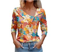 Offre de Été Chemisier Femme Champetre Blanc Haut Epaules Dénudées Tee Shirt à Fleurs Tunique Ete Fluide Basic Long Sleeve Tops Mes Commande