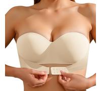 Offre de septembre avec soutien doux, grande poitrine, petit bonnet semi-ferme, soutien-gorge respirant, Jaune clair., 36