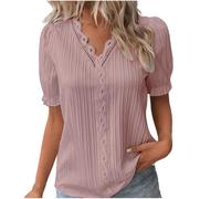 Offre De Ventes Flash Tee Shirt Femme Manche Coude Chemisiers Et Blouses Bleu Petit Haut Été T Oversize Sport Chemisier Blanc Courte Dentelle Beige Tshirt Tie Dye Ample Grande Taille Paillettes