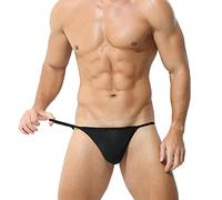 Offre du jour aujourd'hui Sous-vêtements en nylon pour hommes Sexy et confortables Slim Couleur unie Sous-vêtements taille basse Sous-vêtements de sport Sous-vêtements Pochette Homme Soldes Soldes