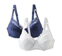 Offre Du Jour Brassiere Soutien Gorge Sans Armature Dos Nu Grande Taille Glamorise Rembourré Bretelles Croisées Lot Brassière Femme Soutiens Confortable Invisible Couture Personne Agee Blanche