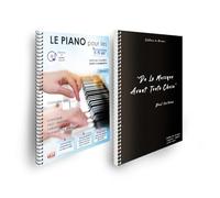 Offre DUO - Le Piano pour les 9/15 Ans - Vol 1 + Cahier de musique Verlaine - 12 Portées - 80 pages prédécoupées