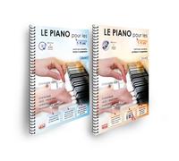 Offre duo - le piano pour les 9/15 ans - vol 1 + vol 2 Méthode complète, pratique et progressive, Tome 1 et Tome 2, Livre avec 1 CD Audio - Christophe Astié - F2m Editions - Livre CD - Manuel CD