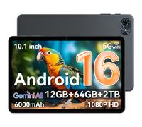 [Offre Early Bird : 75€ | 10 Premiers Seulement]TABWEE T80 Tablette Android 16, 10,5 pouces, 12 Go (4 + 8) de RAM + 64 Go de ROM, résolution de 1280 x 800 pixels, batterie de 6000 mAh à recharge rapid