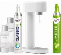 Offre économique : Ruby appareil à gazéifier l'eau (blanc) + cylindre de CO2 citron vert