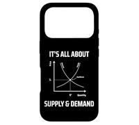 Offre et Demande Professeur et économiste drôle d'économie Coque pour iPhone 17 Pro