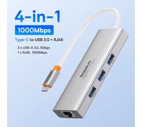 [Offre limitée] Hub USB Baseus Type C vers double HDMI 4K 60Hz 30Hz VGA PD 100W charge rapide USB A 3.0 5Gbps écran MST pour Windows - Type 4-in-1 Type C