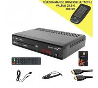 OFFRE: SERVIMAT RÉCEPTEUR SATELLITE HD + CARTE TNTSAT V6 + CÂBLE HDMI + CÂBLE 12V + DÉPORT IR + TÉLÉCOMMANDE UNIVERSELLE TACTILE