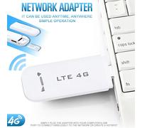 Offre Spéciale! Adaptateur Modem USB 4G LTE, carte réseau sans fil, universel, routeur WiFi, blanc