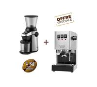 Offre spéciale CLASSIC E24 INOX RI9481/11 et MD15 RI8123/01 - GAGGIA + 1 Kg de café grain OFFERT