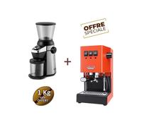 Offre spéciale CLASSIC E24 LOBSTER RED RI9481/19 et MD15 RI8123/01 - GAGGIA + 1 Kg de café moulu OFFERT