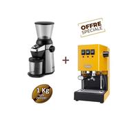 Offre spéciale CLASSIC E24 SUNSHINE YELLOW RI9481/18 et MD15 RI8123/01 - GAGGIA + 1 Kg de café grain OFFERT
