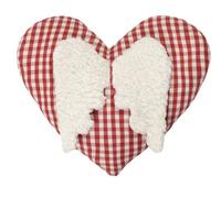Offre spéciale Efie Grain - Chaleur Coussin Coeur avec ailes, Matériau en épeautre biologique, 100% fabriqué en Allemagne