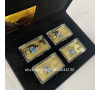 Offre spéciale Lilo et point pièce commorative plaquée or 100 dollars américains lingot barre en métal carte badge enfants fans noël grands cadeaux Stitch 5