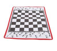 Offre Spéciale Non-Tissé Noir Et Blanc Peut Être Plié Jeu D'échecs Avec Échiquier International Standard Jeu D'échecs