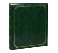 Offre Stock 3X Maxi Album Photo Couverture Simili Cuir Vert -rapidaconsegna
