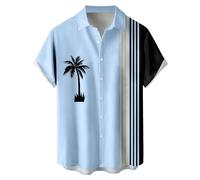 Offres Amazon Chemise à Manches Courtes imprimée décontractée et à la Mode pour Hommes T-Shirt Équipage Idées de Cadeaux pour Femmes