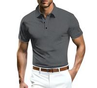 Offres de la Journée de la Grande-Bretagne Haut de Gamme pour Hommes, en Soie glacée, Manches Courtes, col de Chemise, Couleur Unie, Nouveau Haut Coulissant Pa Amazon Warehouse Clearance UK Pallets