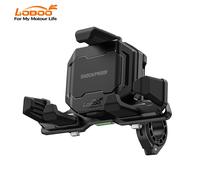 [Offres d'été - avec livraison le lendemain] LOBOO PH06 Support de téléphone anti-vibration - Amortissement magnétique + charge sans fil 15 W - Support de moto en aluminium (convient aux téléphones de