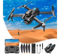 Offres du Cyber Monday 2024 : Drone Viflosae à moteur brushless avec 3 caméras, FPV, mode sans tête, contrôle gestuel, résistance au vent,