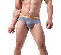 Offres du jour Prime Boule de glace à la mode renflement sous-vêtements confortables pour hommes Briefs respirants sous-vêtements pour hommes Slip Homme Avec Po Amazon Outlet Clearance Uk Overstock