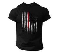 Offres Flash du jour Chemise boutonnée à manches courtes pour hommes, chemise décontractée, été, manches courtes, chemises boutonnées, vêtements tendance décontractés Dég Déstockage dans l'entrepôt