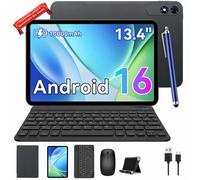【Offres Sélectionnées, Disponible Tant Que Les Stock Durent !】 Tablette TABWEE T60Pro 13,4" Android 16 120 Hz 2K FHD+5G WiFi, Octa-Core, 24 Go (8+16) RAM + 256 Go ROM, 10000 mAh Charge Rapide 18 W, 8