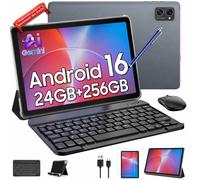 BESTTAB T20 10,1"" - Tablette Android 16, 24 Go (8+16 Go), 256 Go + microSD 2 To, 5000 mAh, Wi-Fi 6, clavier/souris/stylet