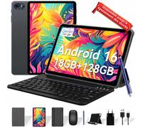 【Offres sélectionnées, disponibles tant que les stocks durent !】 Tablette TABWEE T80 6 Go RAM + 128 Go ROM, écran 10 pouces Android 15, 6000 mAh, clavier/souris/stylo/étui de protection/stand/verre de