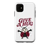 Offrez Un câlin à Une Coccinelle, Joyeux et drôle, dernier Jour d'été Scolaire Coque pour iPhone 11