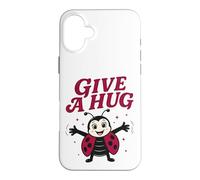 Offrez Un câlin à Une Coccinelle, Joyeux et drôle, dernier Jour d'été Scolaire Coque pour iPhone 16 Plus
