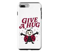 Offrez Un câlin à Une Coccinelle, Joyeux et drôle, dernier Jour d'été Scolaire Coque pour iPhone 7 Plus/8 Plus