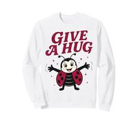 Offrez Un câlin à Une Coccinelle, Joyeux et drôle, dernier Jour d'été Scolaire Sweatshirt