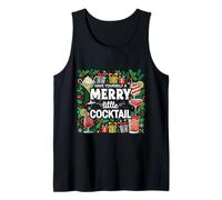 Offrez-Vous Un Joyeux Petit Cocktail pour Les fêtes de Noël Débardeur