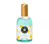 Offrez-vous une parenthèse exotique avec l'eau de toilette Fleur de Tiaré LES PETITS PLAISIRS, format spray 110mL, fabrication française - Lot de 3