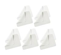 OFFSCH 10 Pièces Chiffons de Nettoyage pour Lunettes en Fibre Fine Blanche, Léger et Lavable en Machine, pour Lentilles D'appareil Photo et Écrans Tv, Facile à Transporter en Étui