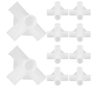 OFFSCH 10 Pièces Connecteurs Plastique pour Armoire et Dressing Raccords D Angle Voies Accessoires Robustes pour Montage Facile et Optimisation D Espace