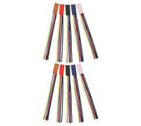 OFFSCH 10 Pièces Lot de 10 Marque-pages Bibliques en Ruban Coloré pour Bible et Livres - Accessoires Légers et Flexibles pour Lecture, Études et Prières - Marque-pages Pratiques pour