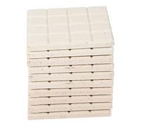 OFFSCH 10 Pièces Supports Coraux Céramique pour Aquarium Bases Carrées pour Décor Et Élevage Coraux Eau Mer