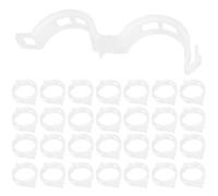 OFFSCH 100 Pièces Clips de Jardin en Plastique Blanc PP Anti-âge pour Supports de Plantes, Aident Les Poivrons et Melons à Pousser Droits Santé