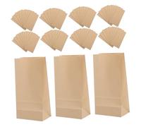 OFFSCH 100pièces Lot de Papier Kraft Marron Réutilisables pour Alimentaire Cadeaux Et Organisation Quotidienne