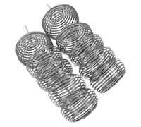 OFFSCH 10pièces Boîte à Engrais Acier Inoxydable Pour Orchidées Et Bonsai De Paniers Réutilisables Pratiques Et Pour Arrosage Des Plantes