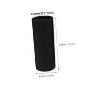 OFFSCH 12 Pièces Boîte Tube Papier Noire pour Huiles Essentielles Rangement et Réutilisable Protection Renforcée pour Petits Flacons et Accessoires